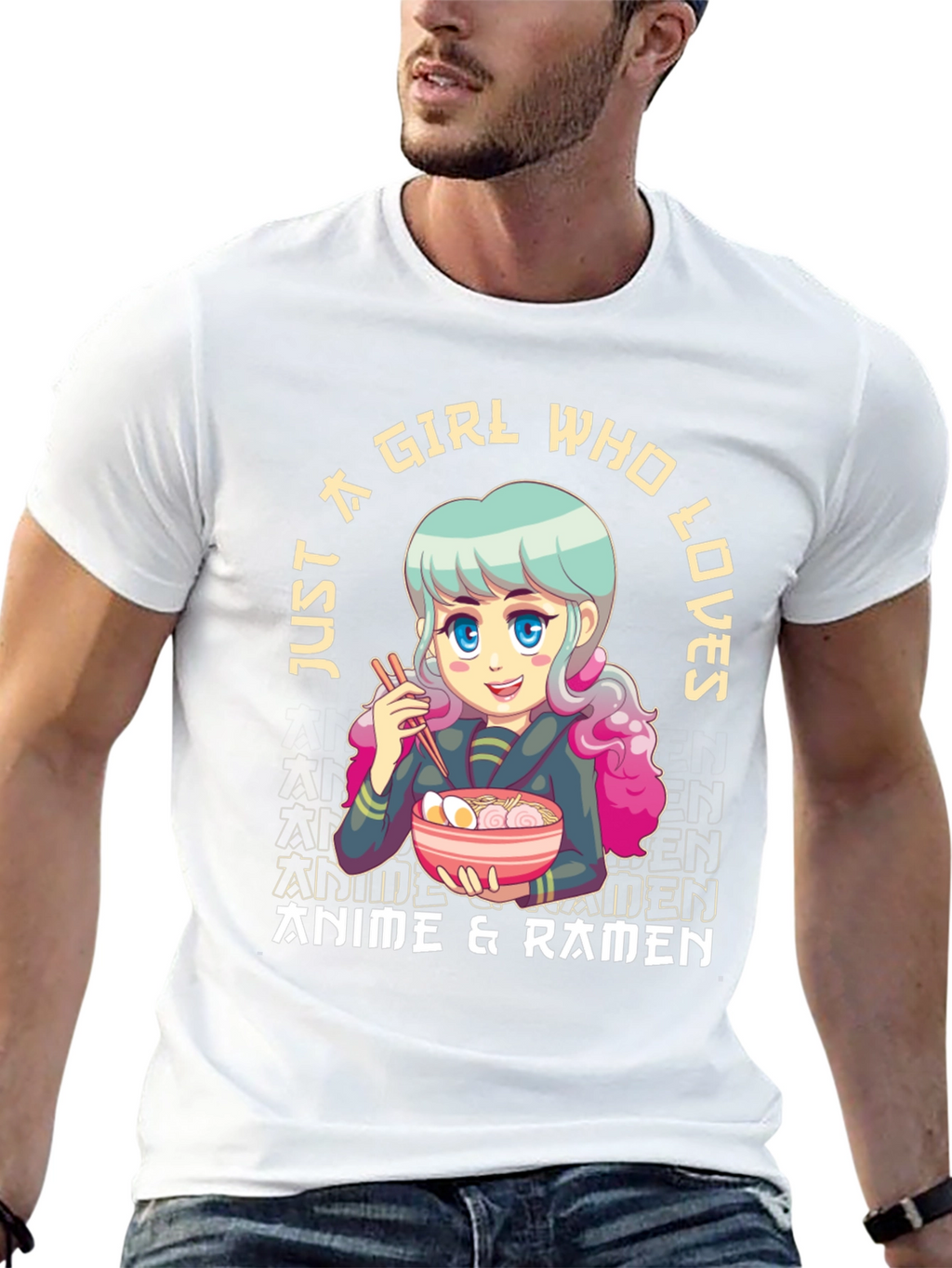 Anime & Ramen Girl T-Shirt