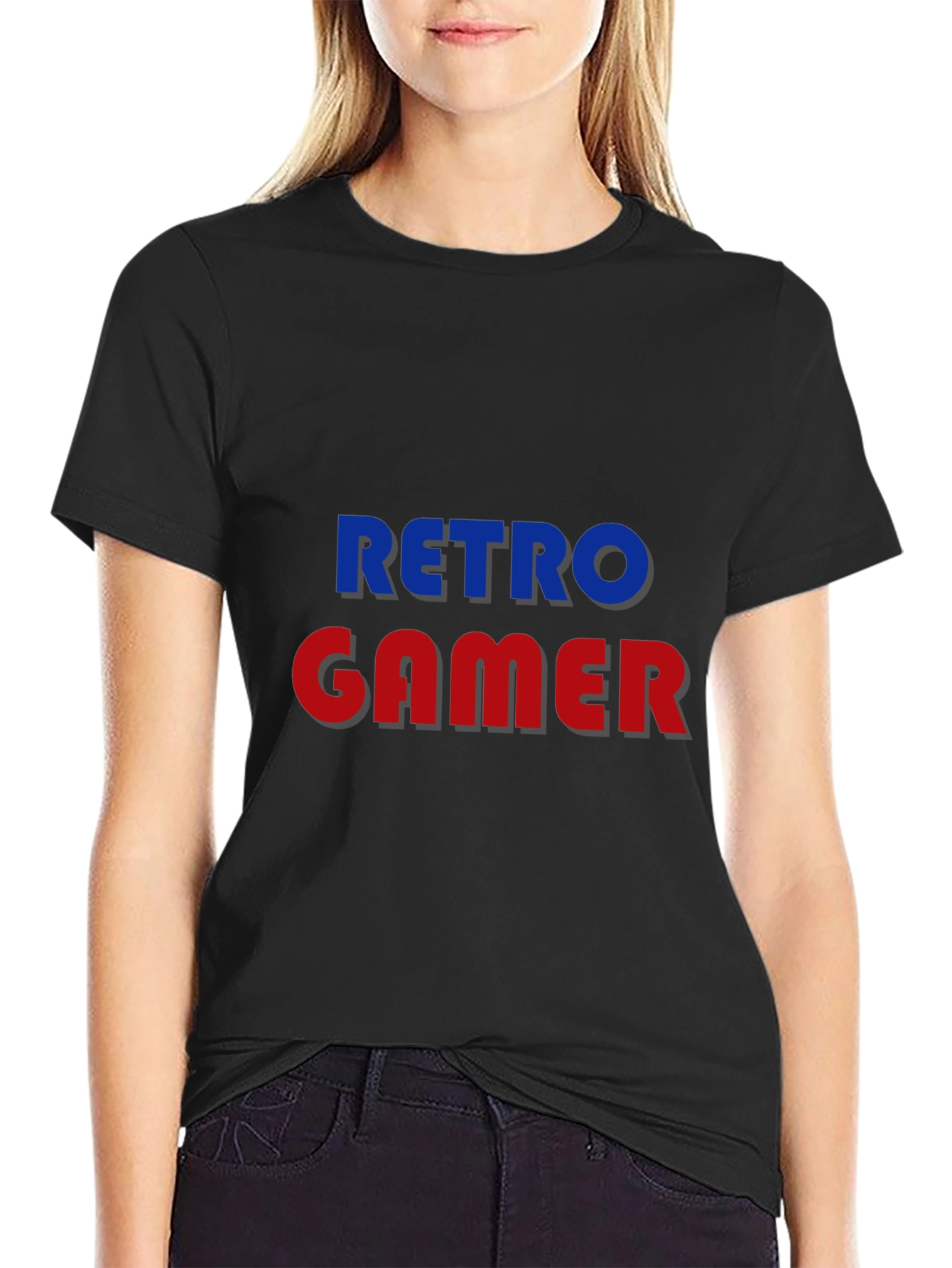 Retro Gamer T-Shirt - Black