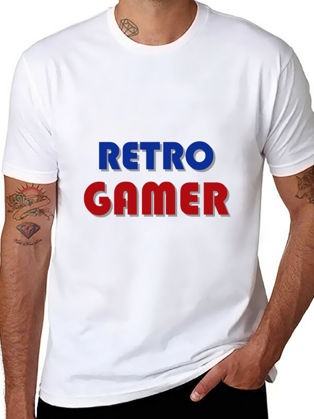 Retro Gamer T-Shirt - Black