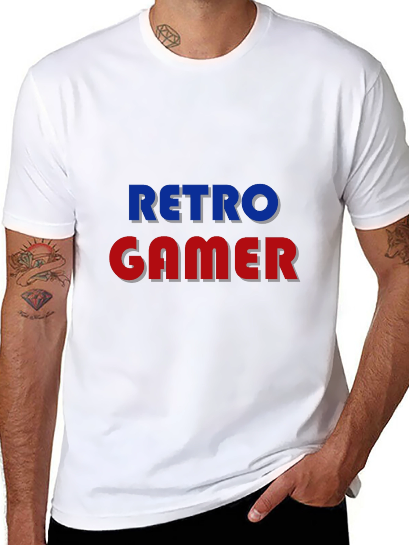 Retro Gamer T-Shirt - Black