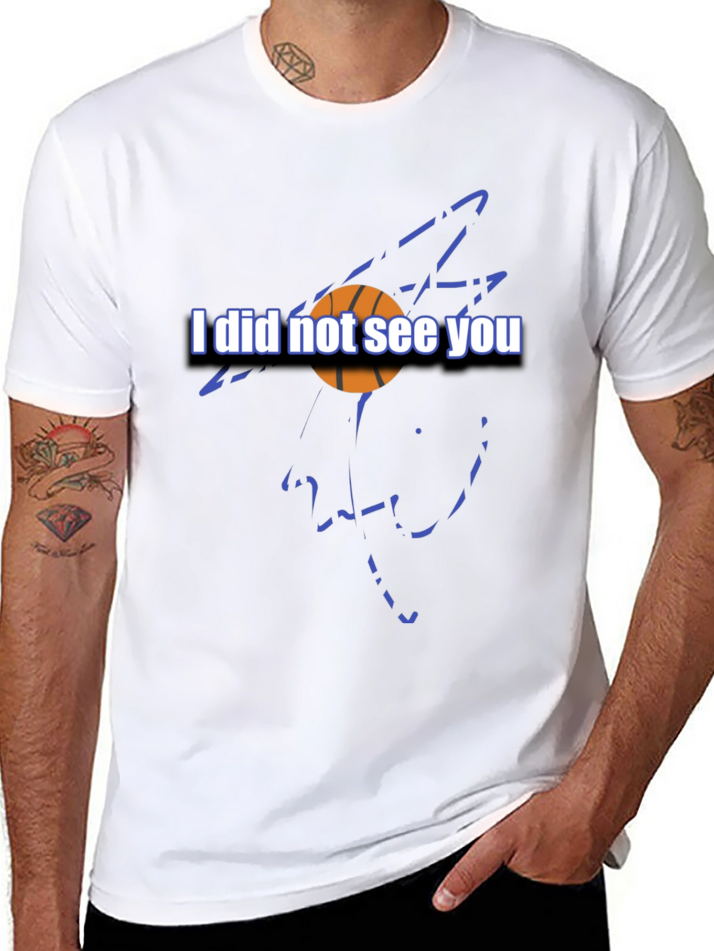 Basketball Graphic Tee - I Did Not See You