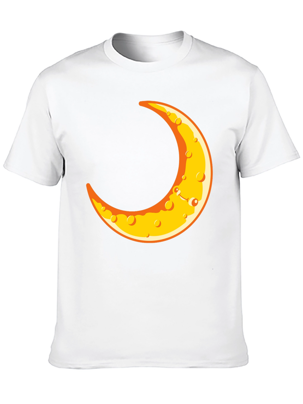 Crescent Moon Graphic T-Shirt - Black