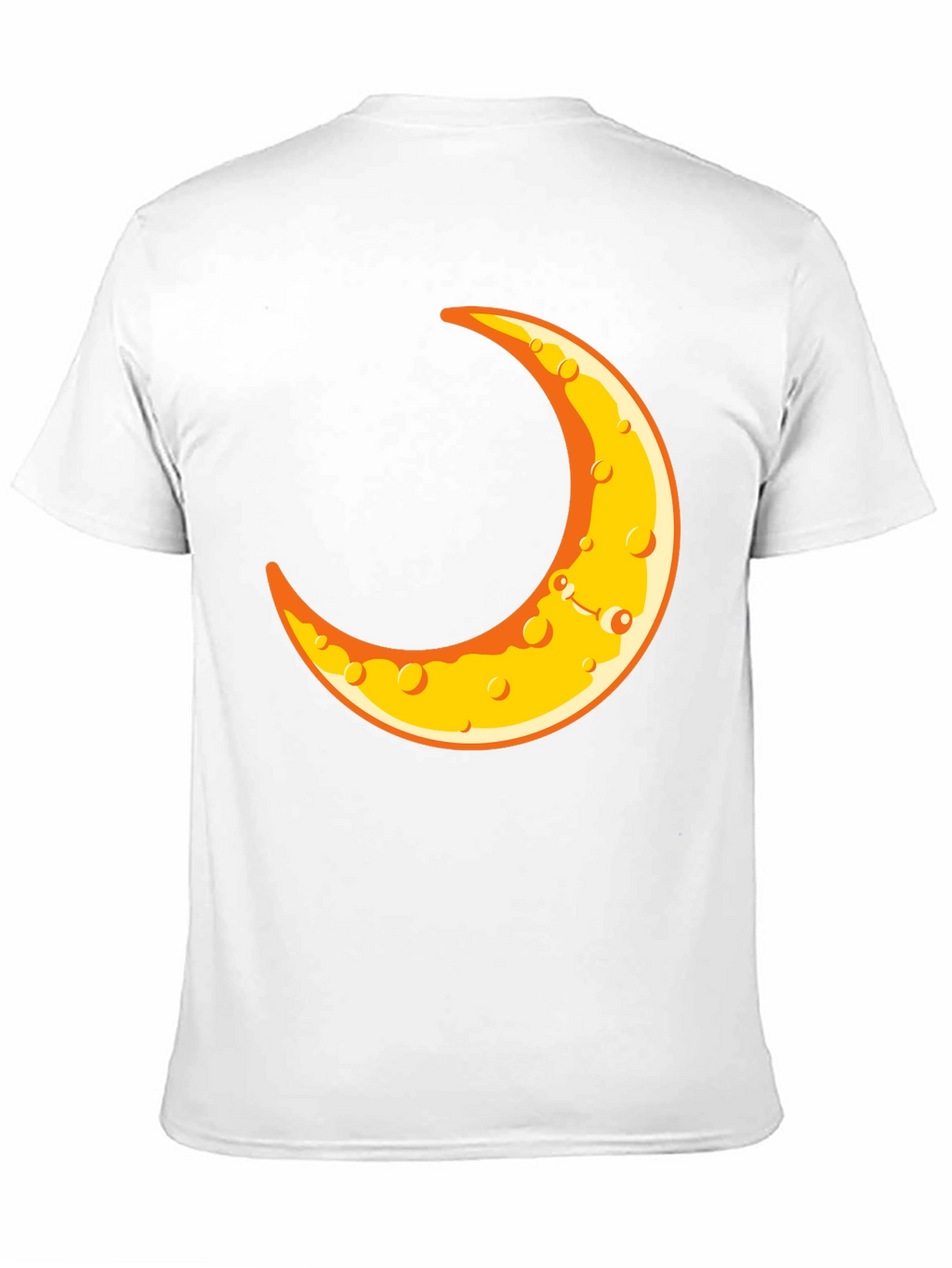 Crescent Moon Graphic T-Shirt - Black