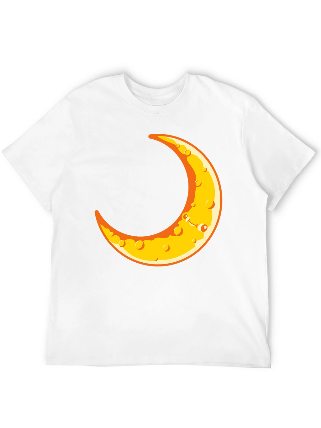 Crescent Moon Graphic T-Shirt - Black