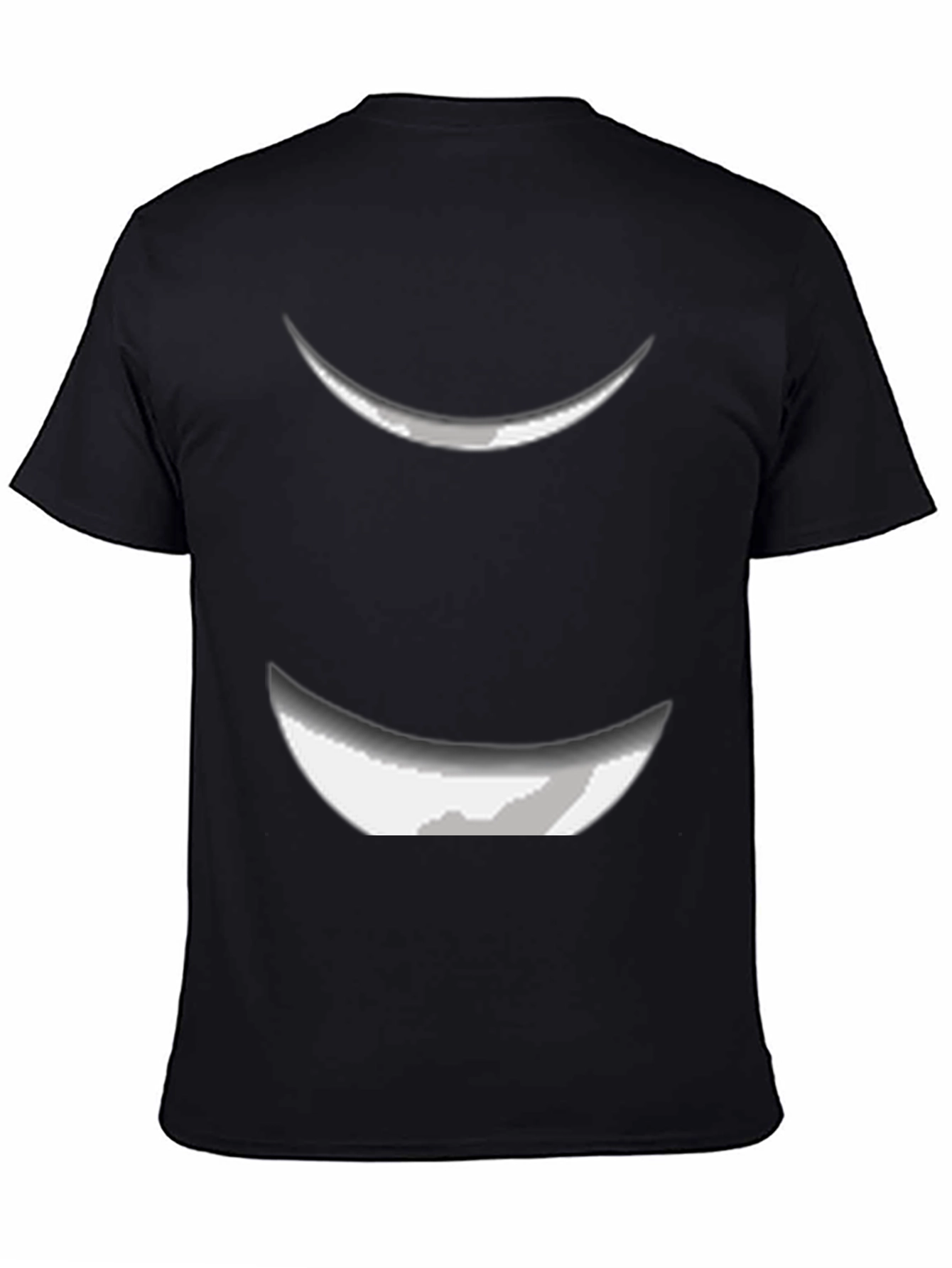 Lunar Phase Graphic Tee - Stylish Black Cotton T-Shirt