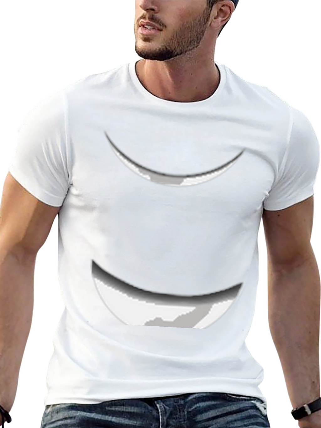 Lunar Phase Graphic Tee - Stylish Black Cotton T-Shirt