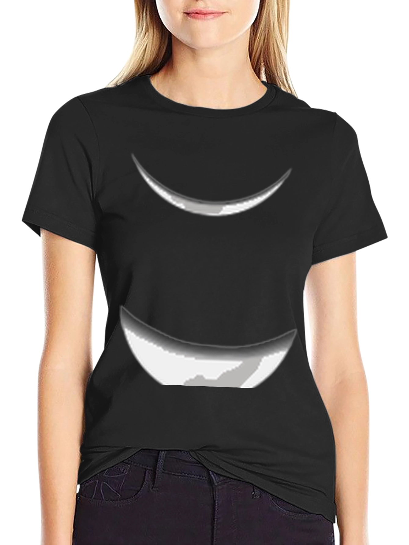 Lunar Phase Graphic Tee - Stylish Black Cotton T-Shirt