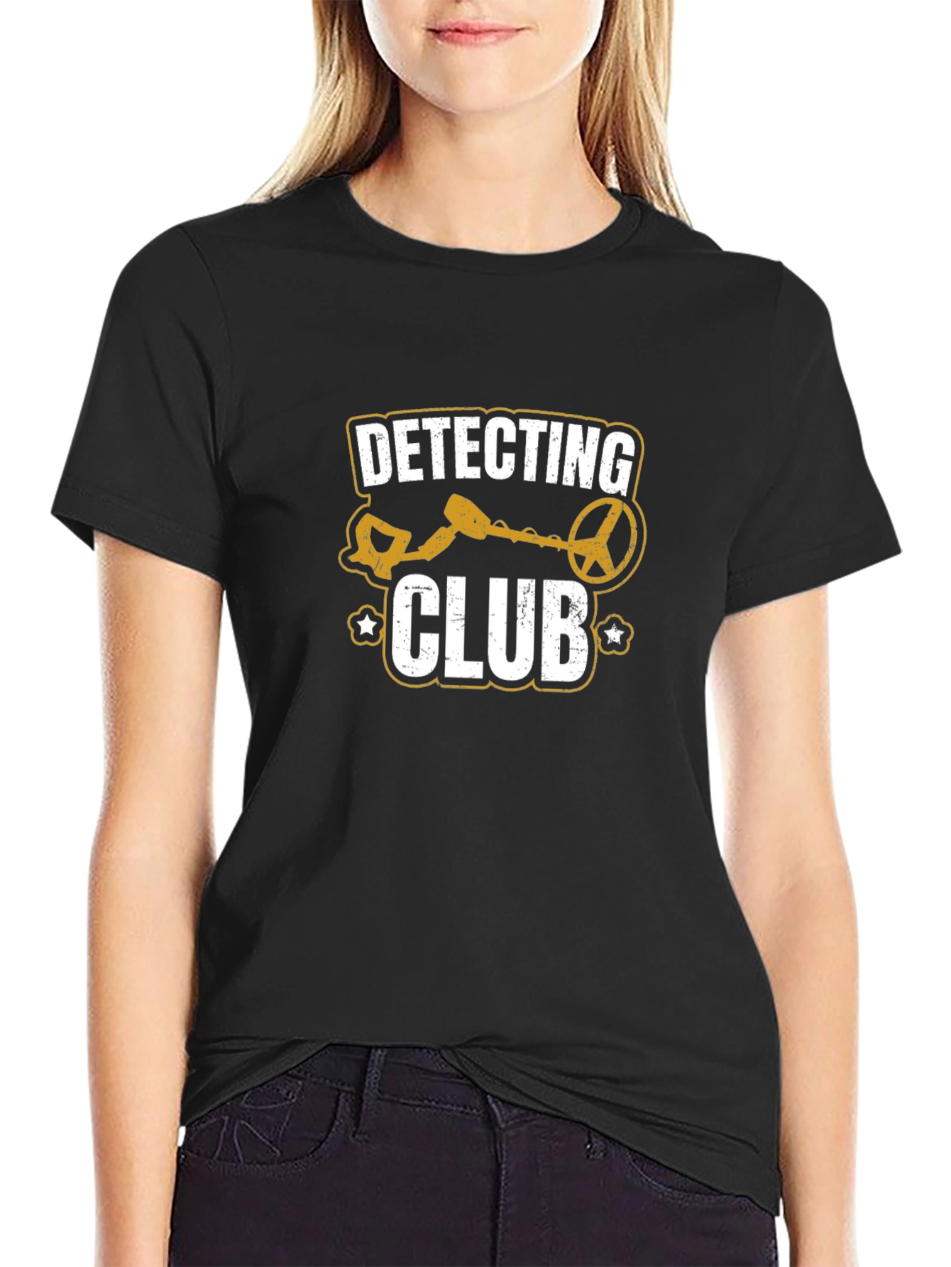 Detecting Club Black T-Shirt