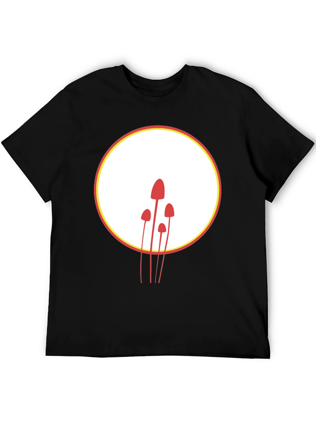 Mushroom Graphic T-Shirt - Modern Minimalist Design