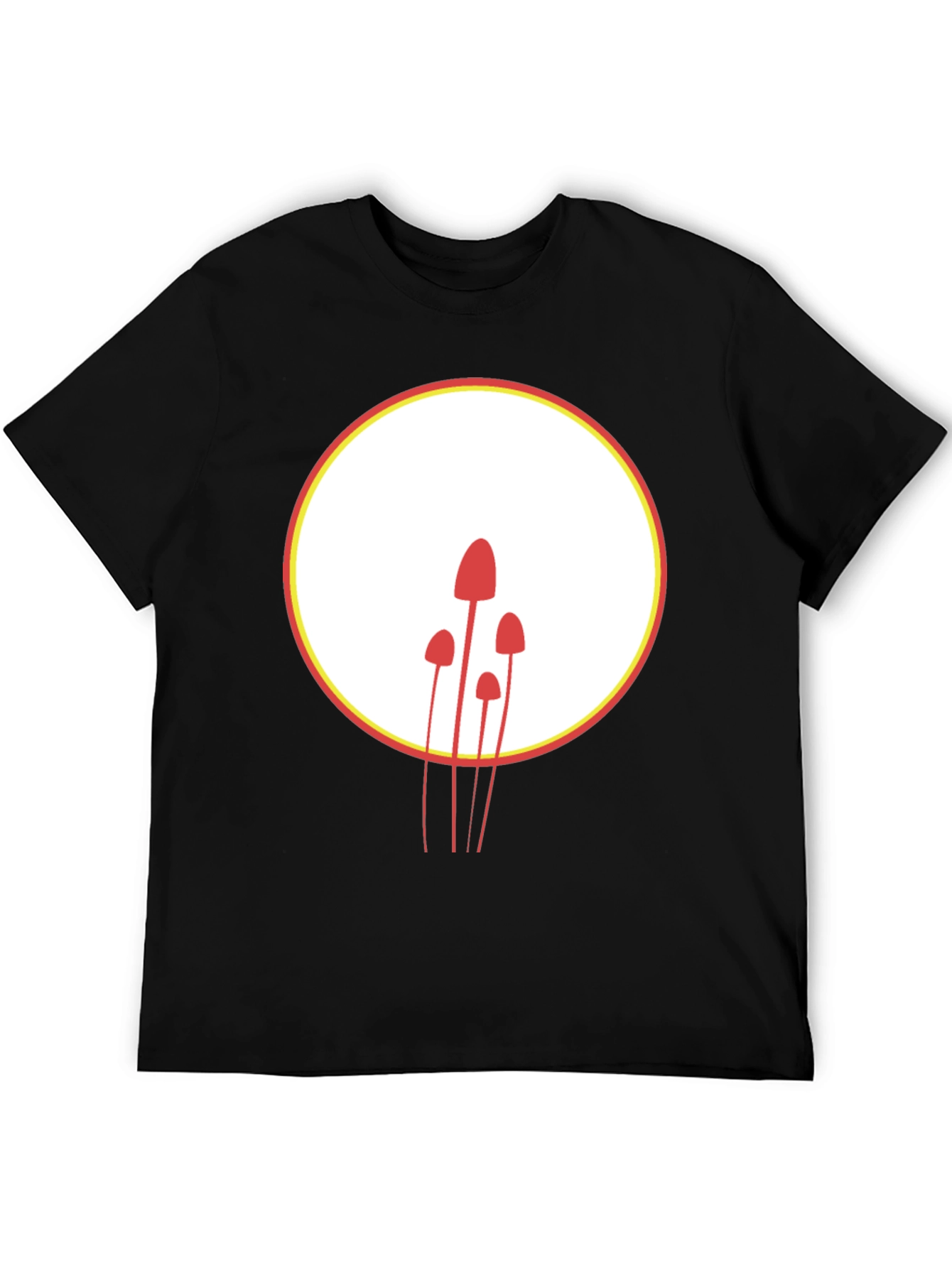 Mushroom Graphic T-Shirt - Modern Minimalist Design