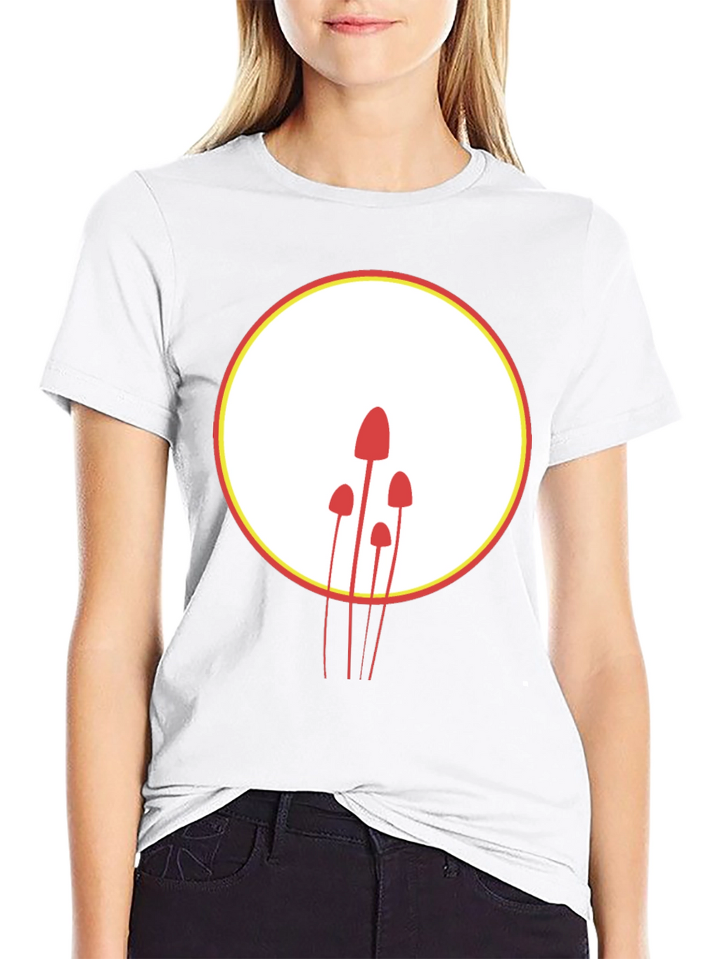 Mushroom Graphic T-Shirt - Modern Minimalist Design