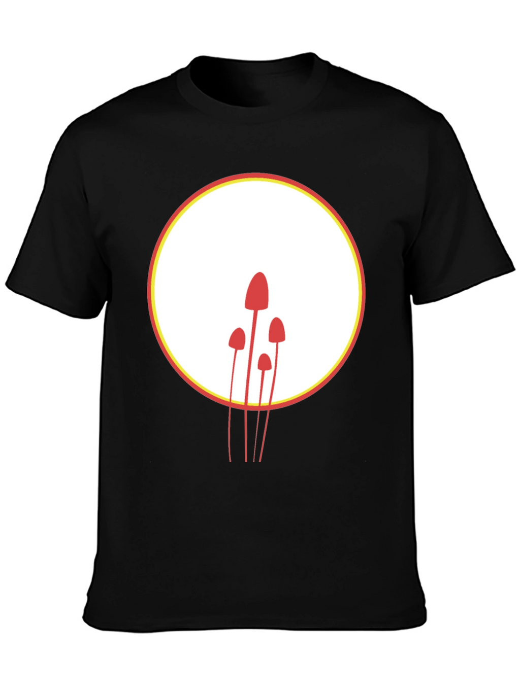 Mushroom Graphic T-Shirt - Modern Minimalist Design