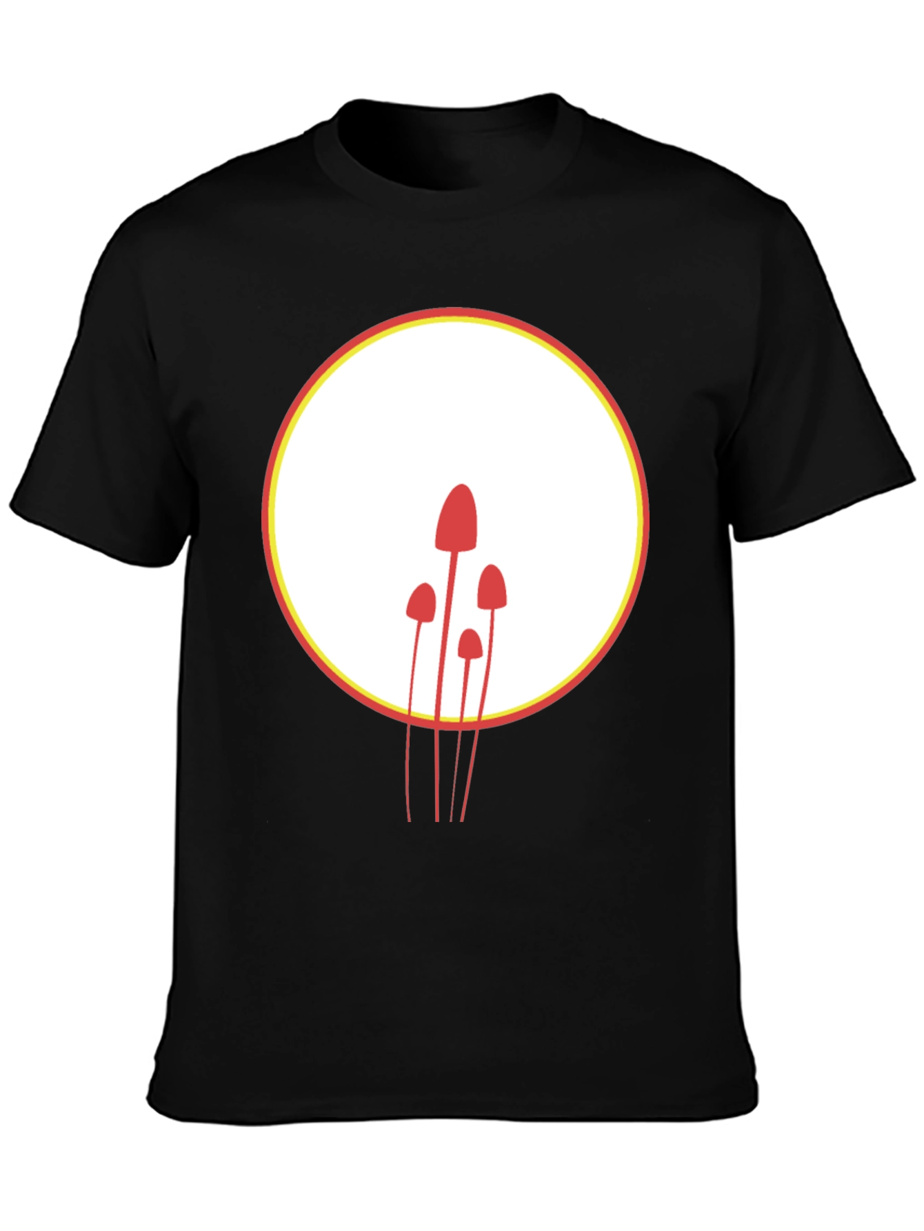 Mushroom Graphic T-Shirt - Modern Minimalist Design