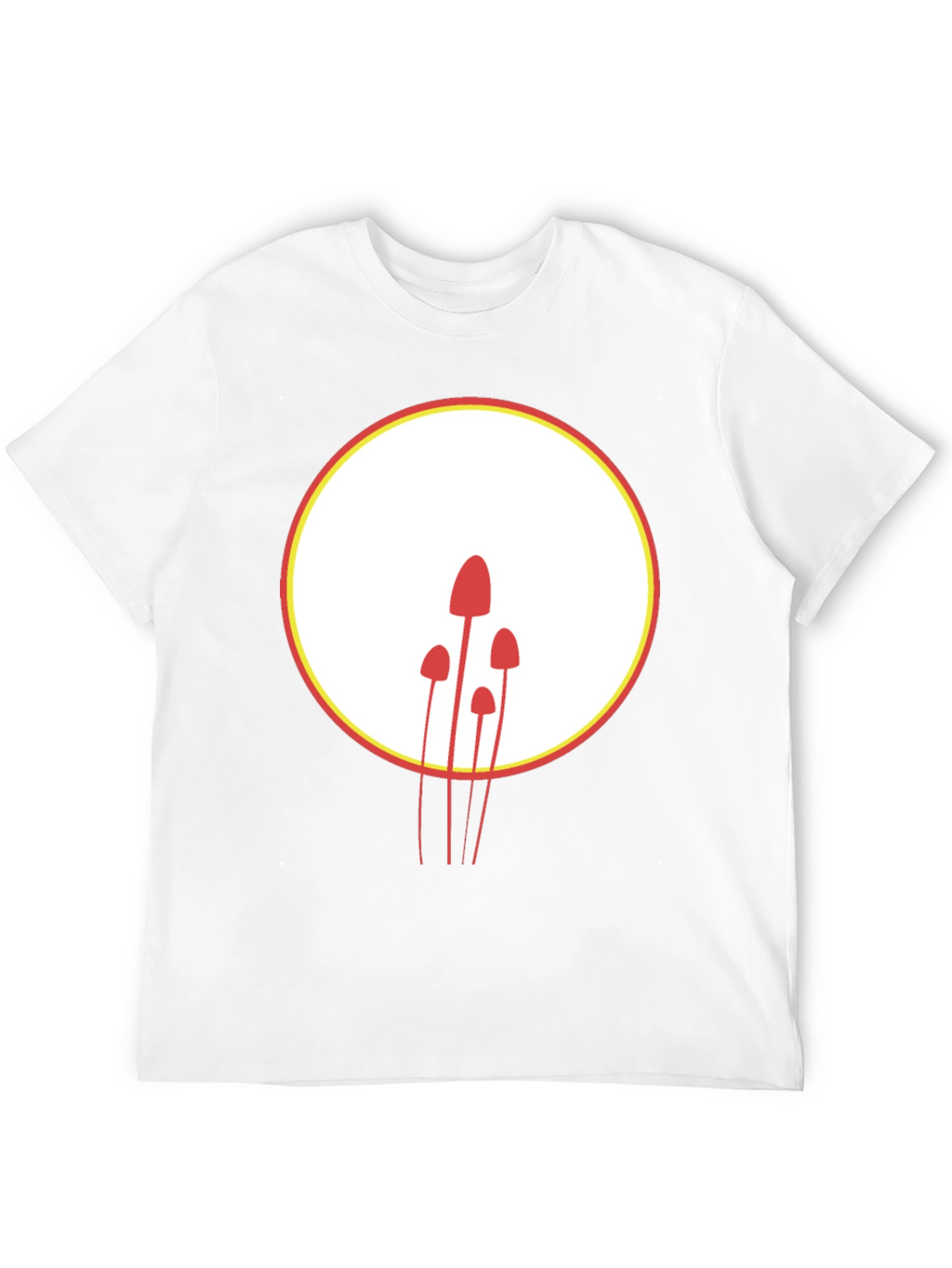 Mushroom Graphic T-Shirt - Modern Minimalist Design