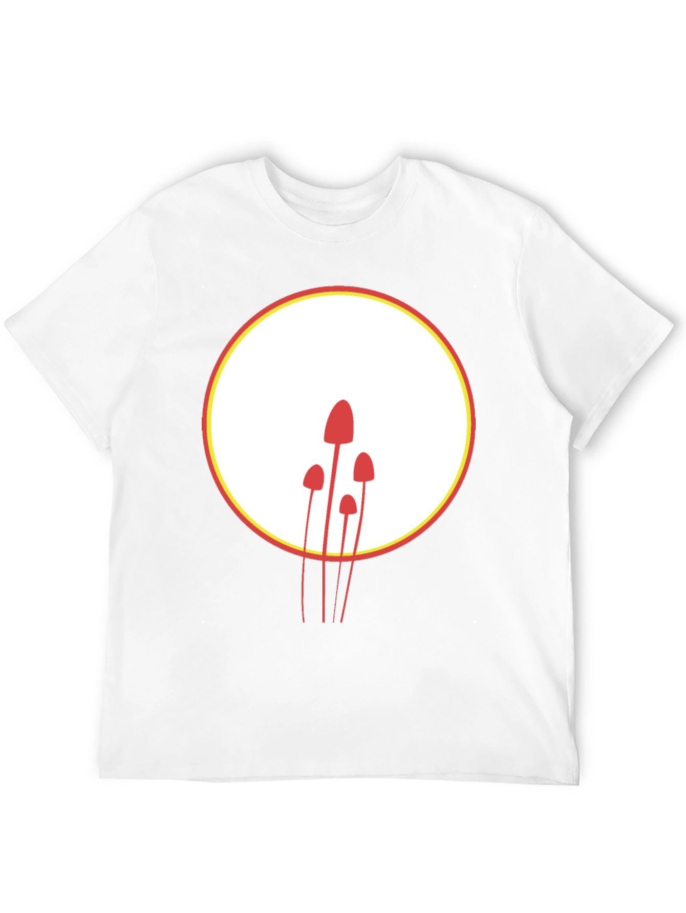 Mushroom Graphic T-Shirt - Modern Minimalist Design