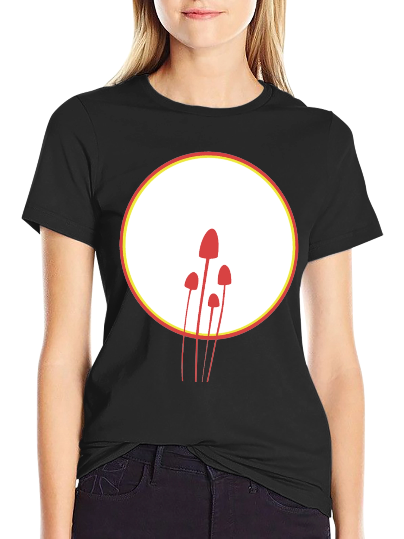Mushroom Graphic T-Shirt - Modern Minimalist Design