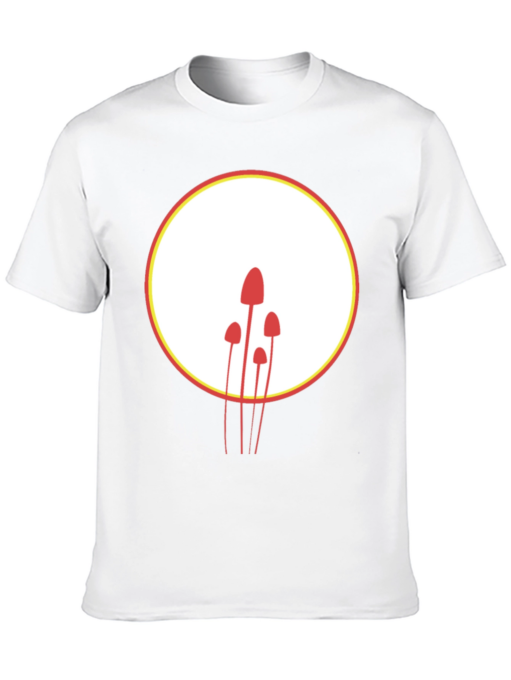 Mushroom Graphic T-Shirt - Modern Minimalist Design