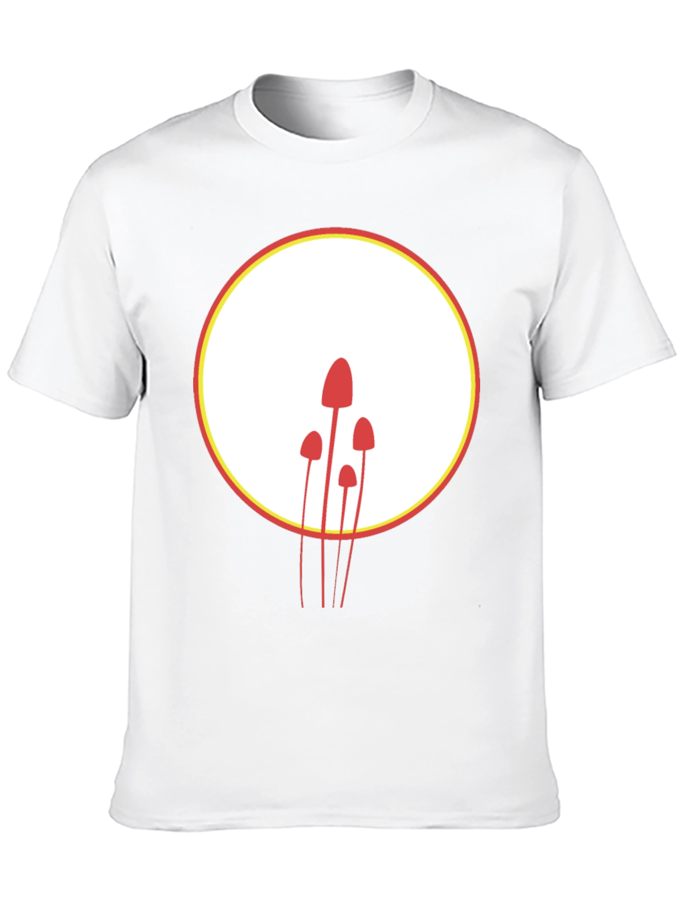 Mushroom Graphic T-Shirt - Modern Minimalist Design