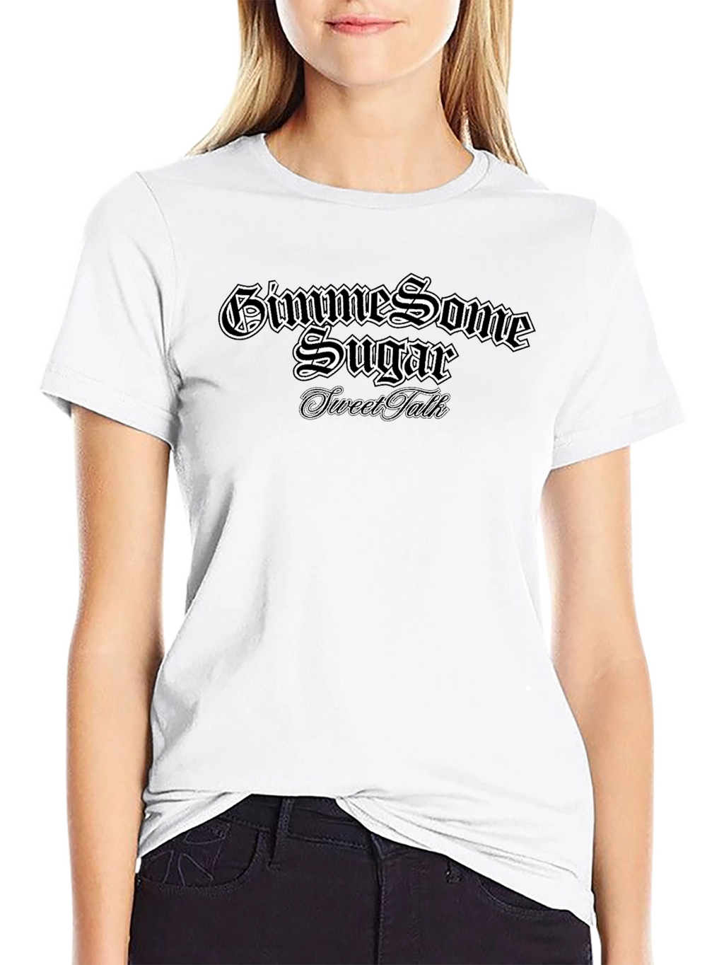 Gimme Some Sugar T-Shirt - Sweet Talk - Black