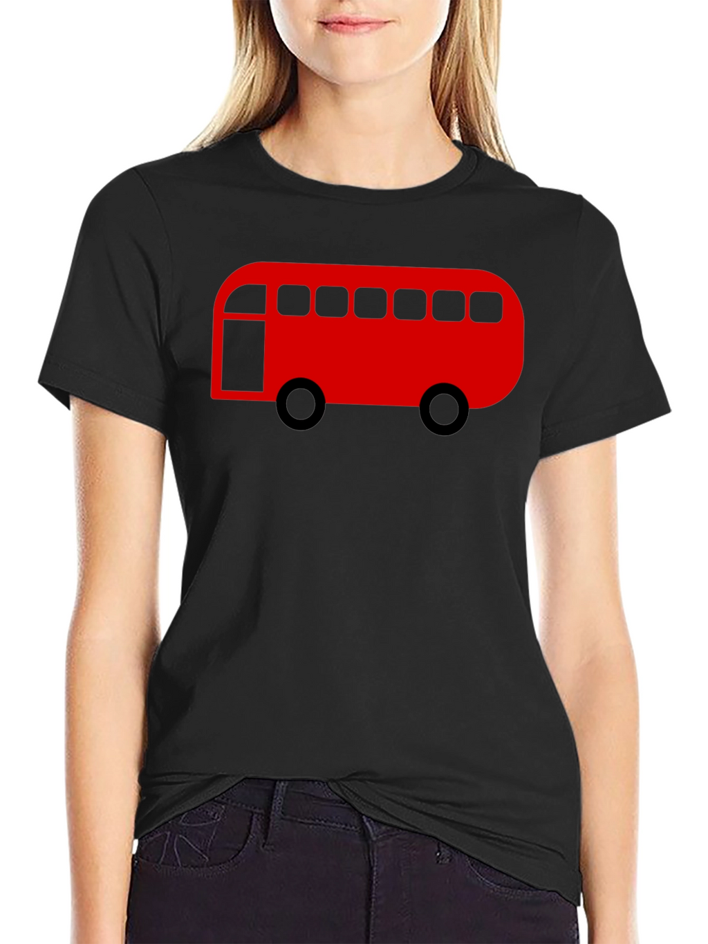 London Bus T-Shirt - Bold Red Bus Graphic Tee