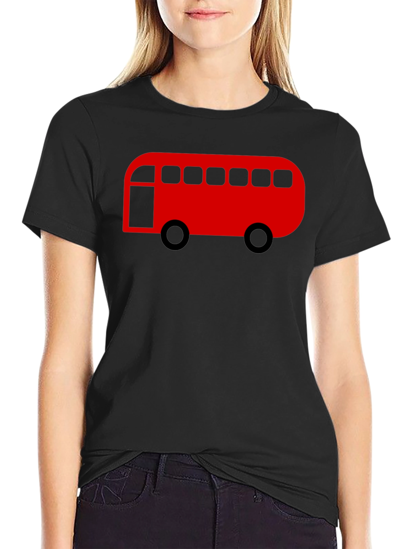 London Bus T-Shirt - Bold Red Bus Graphic Tee