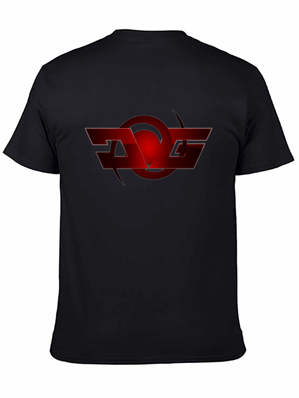 Red Graphic Logo Black T-Shirt