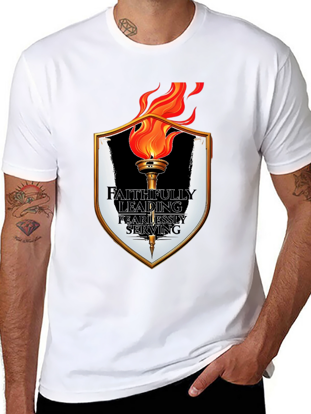 Faithfully Leading T-Shirt - Black