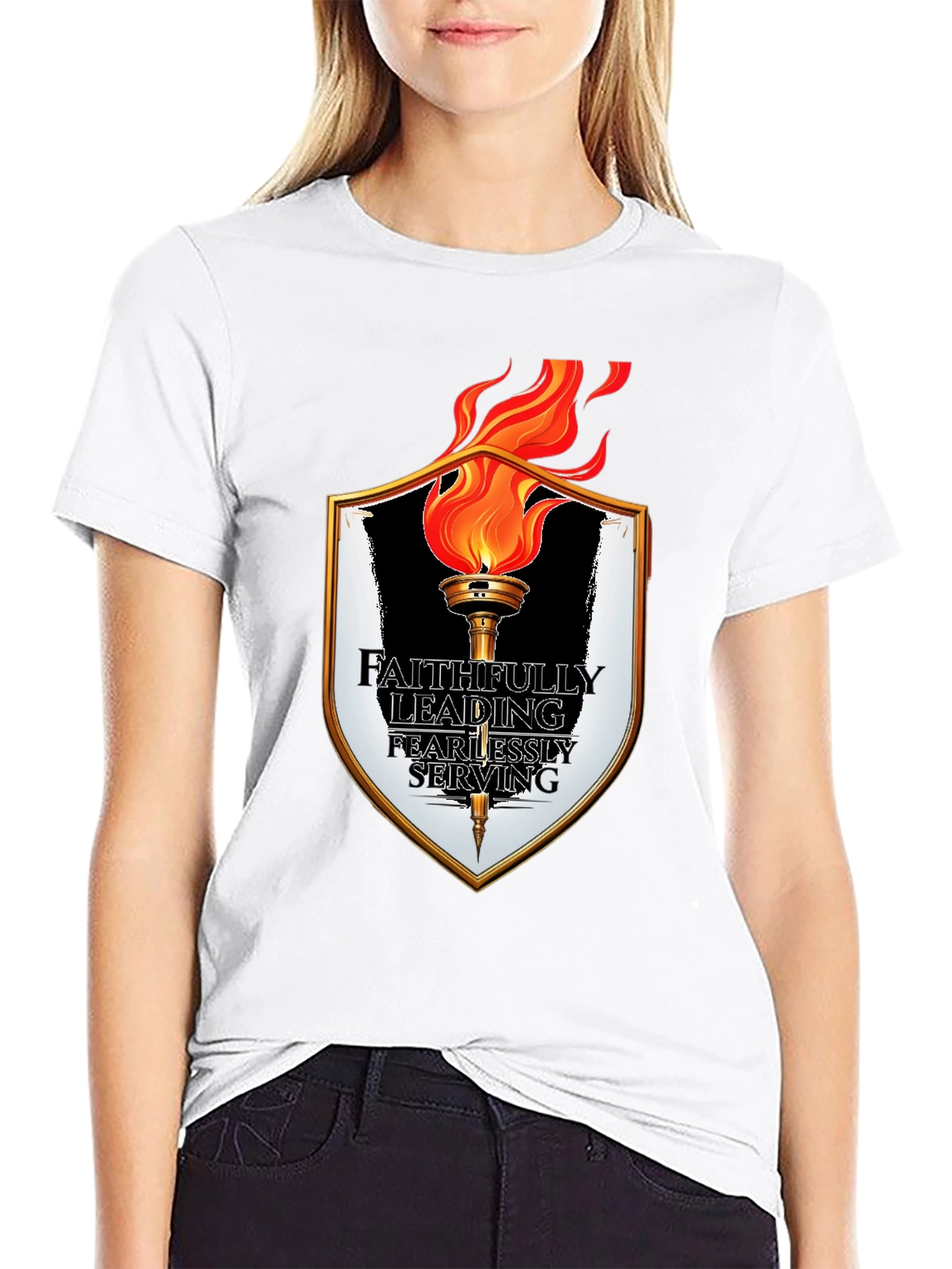 Faithfully Leading T-Shirt - Black