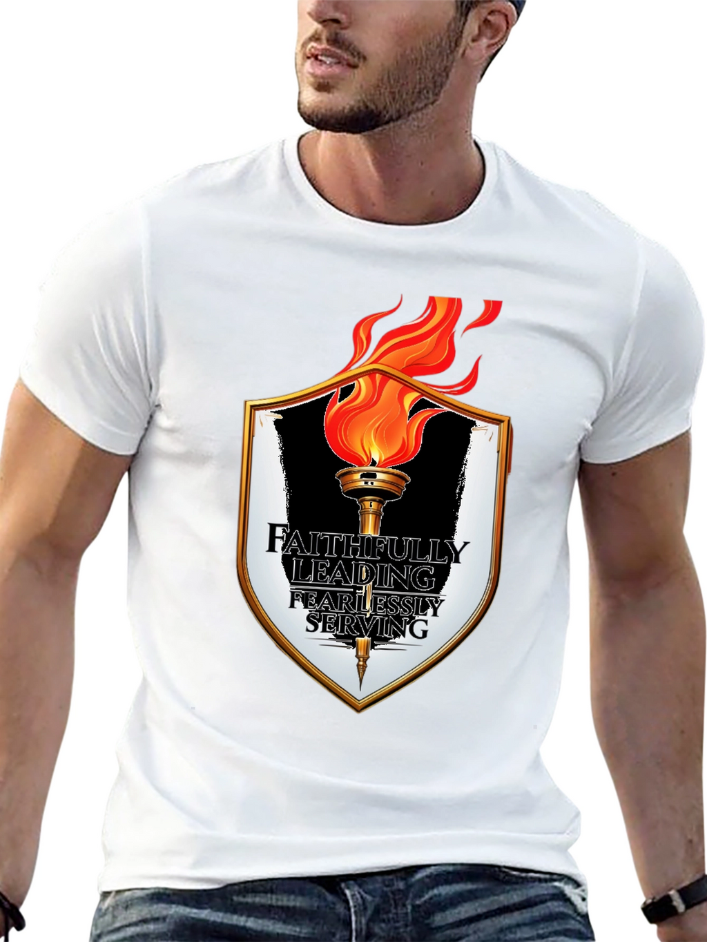 Faithfully Leading T-Shirt - Black