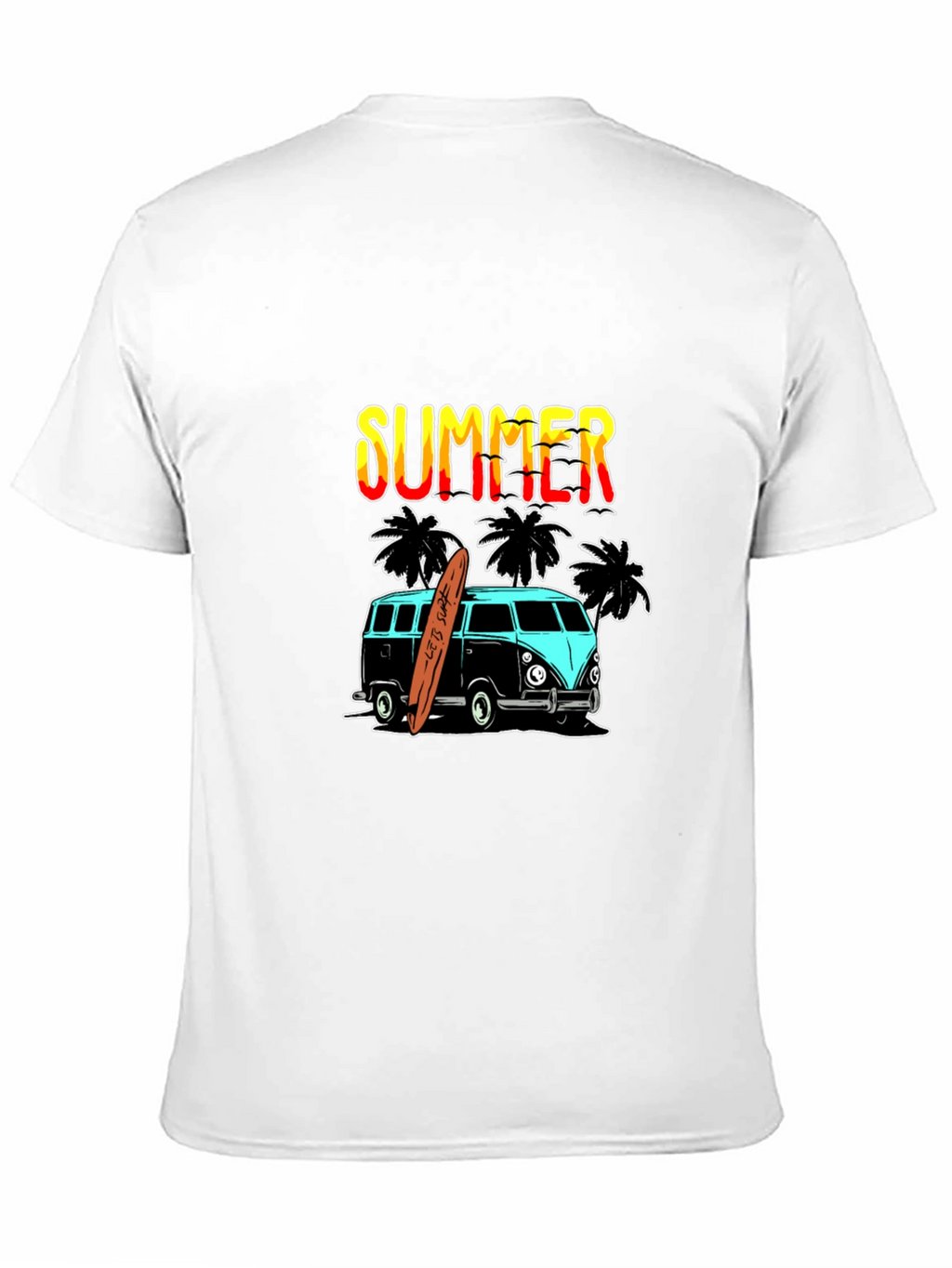 Summer Surf Van Graphic Tee - Black