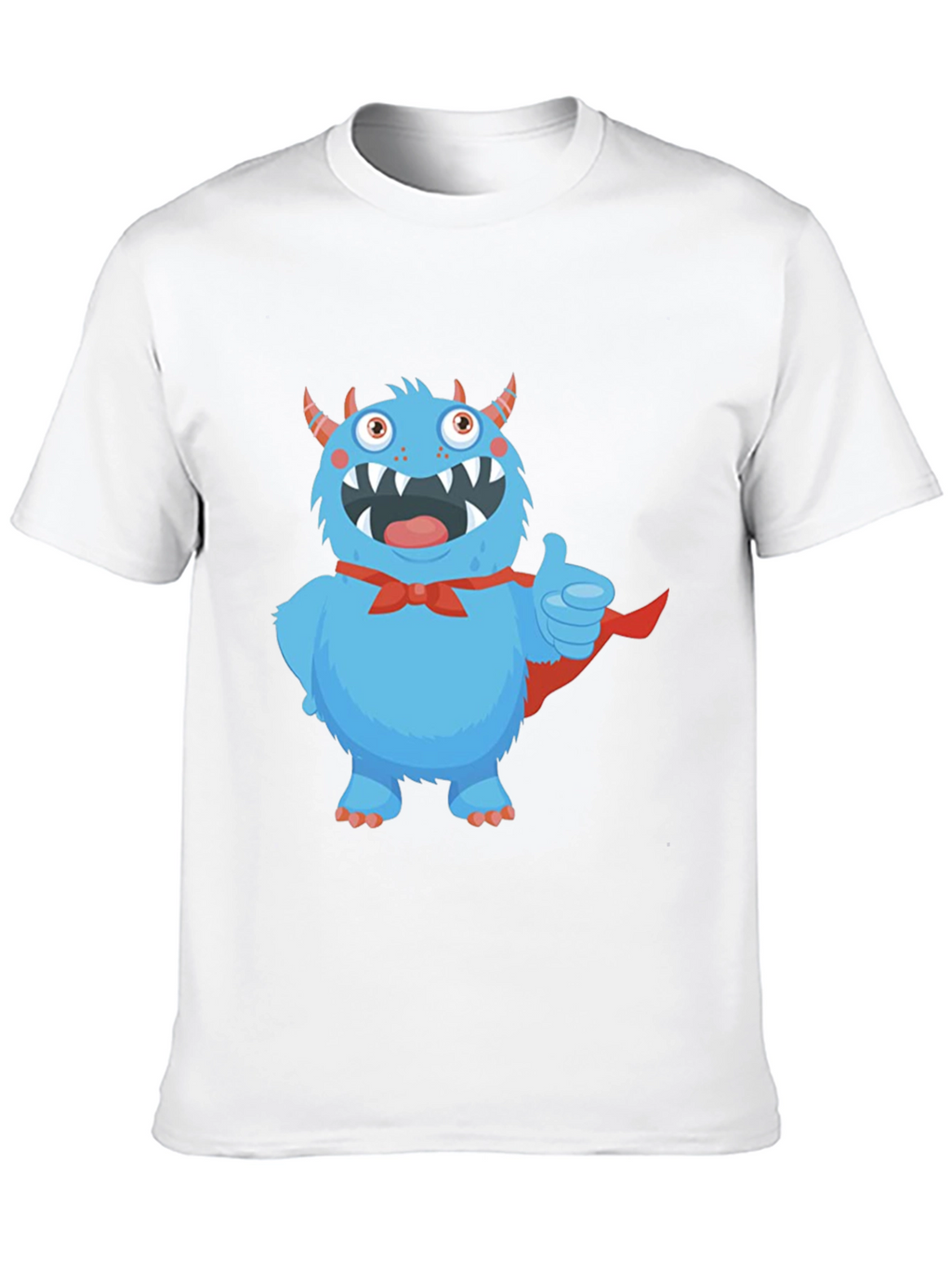 Monster Graphic T-Shirt - Black Cotton Tee