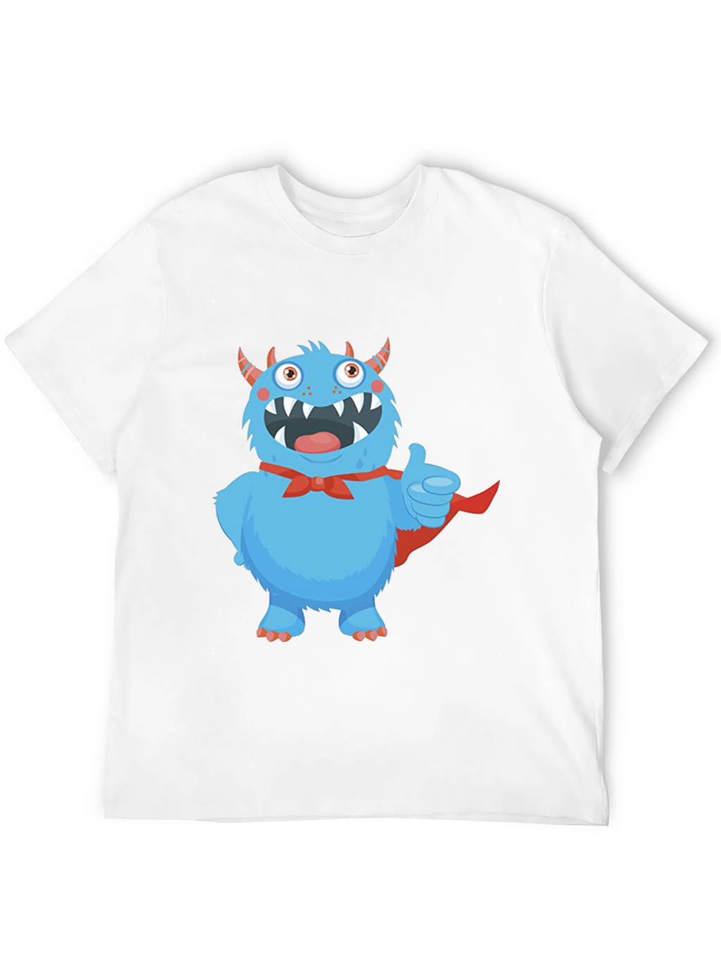 Monster Graphic T-Shirt - Black Cotton Tee