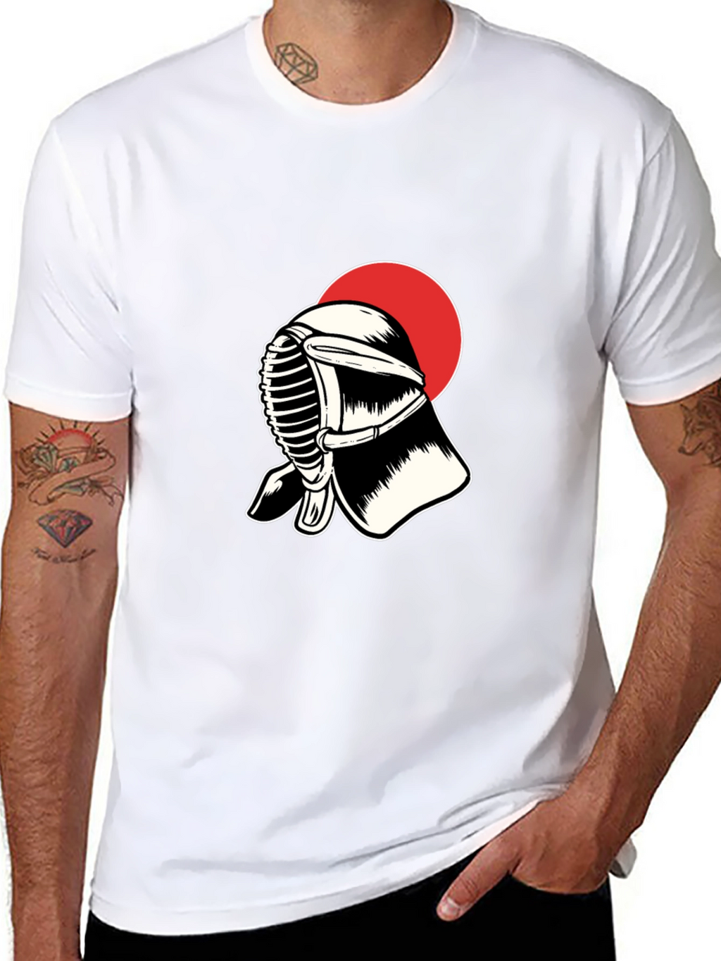 Kendo Mask T-Shirt: Japanese Martial Arts Apparel