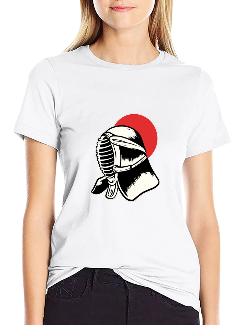 Kendo Mask T-Shirt: Japanese Martial Arts Apparel