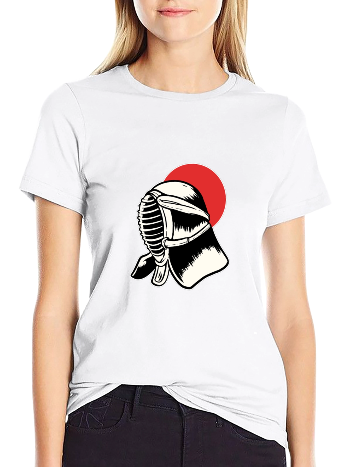 Kendo Mask T-Shirt: Japanese Martial Arts Apparel