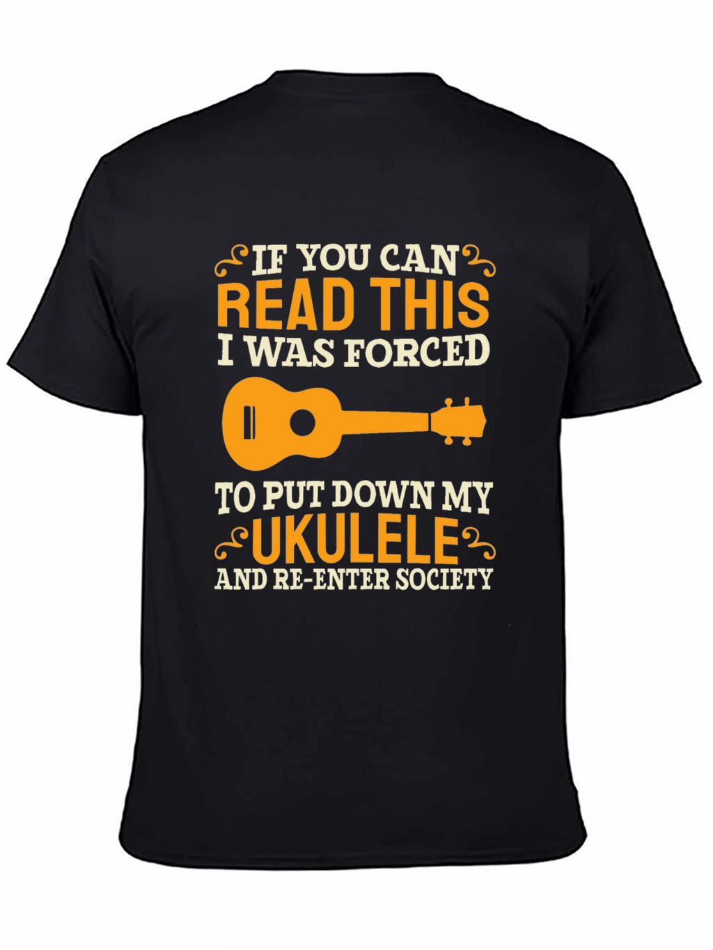 Ukulele Forced to Re-Enter Society T-Shirt