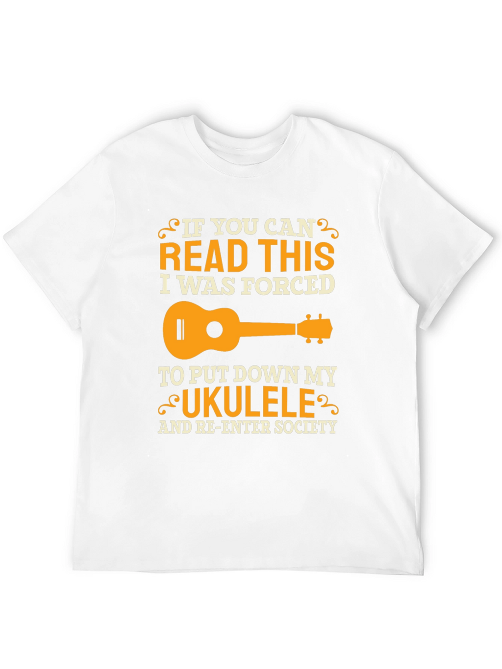 Ukulele Forced to Re-Enter Society T-Shirt
