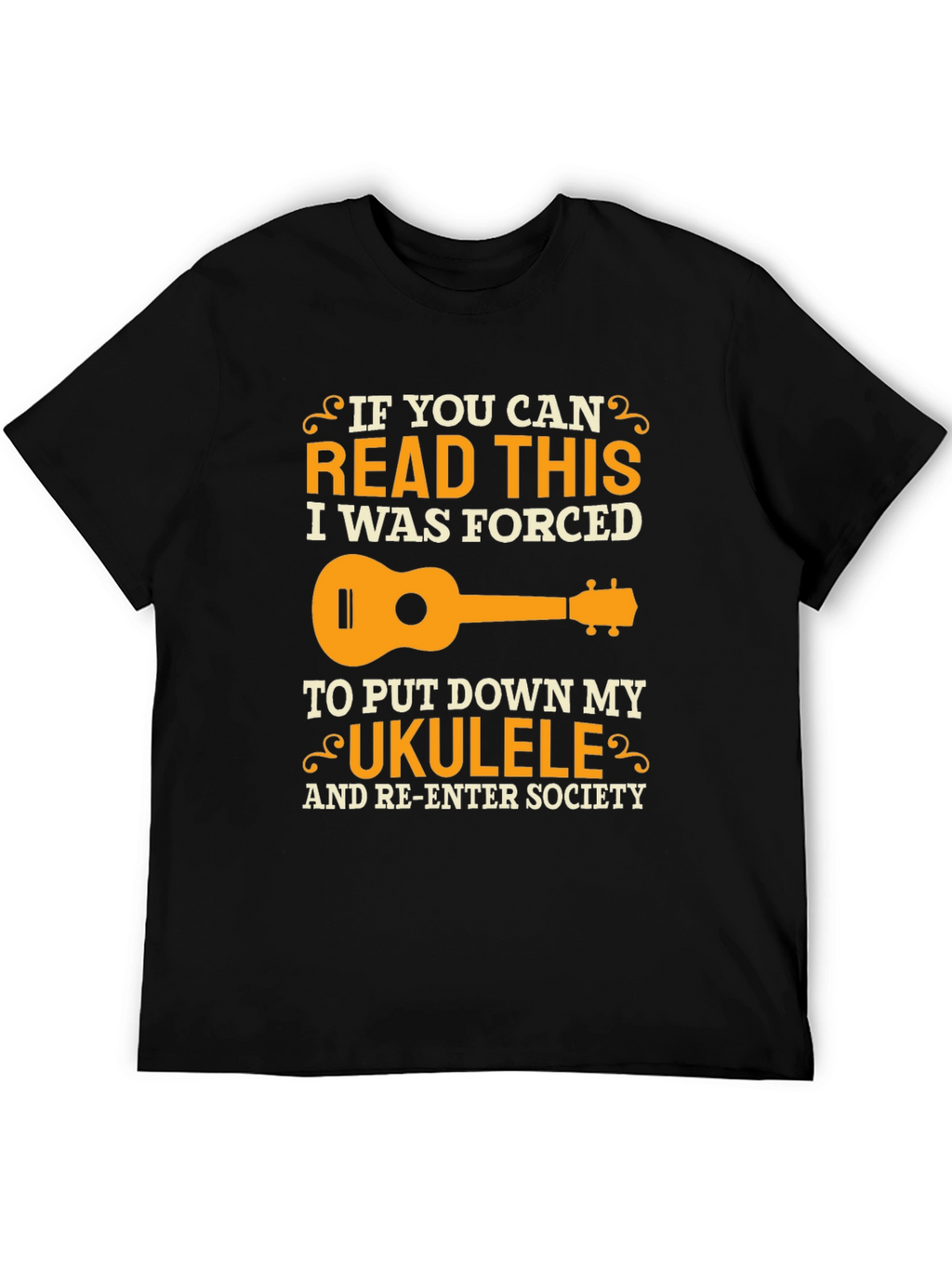 Ukulele Forced to Re-Enter Society T-Shirt