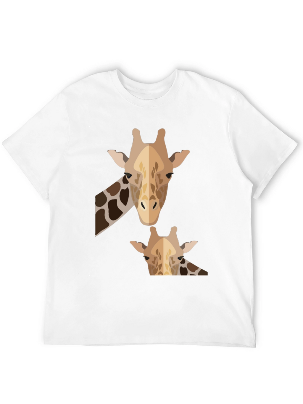 Giraffe Graphic Tee - Mens Black Crew Neck