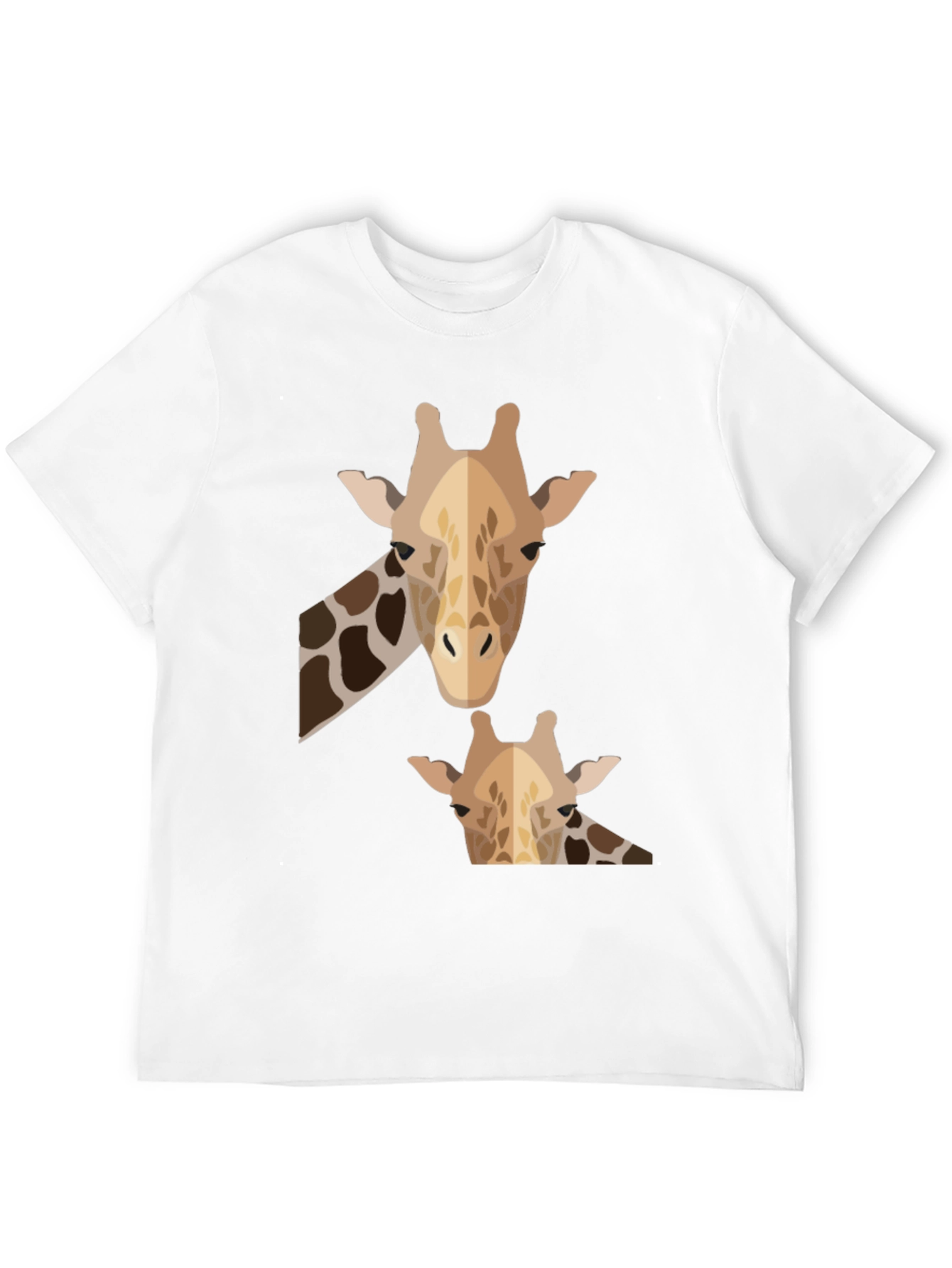 Giraffe Graphic Tee - Mens Black Crew Neck