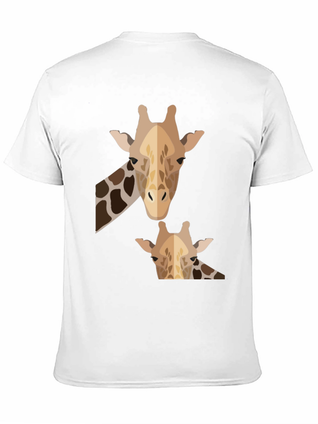 Giraffe Graphic Tee - Mens Black Crew Neck