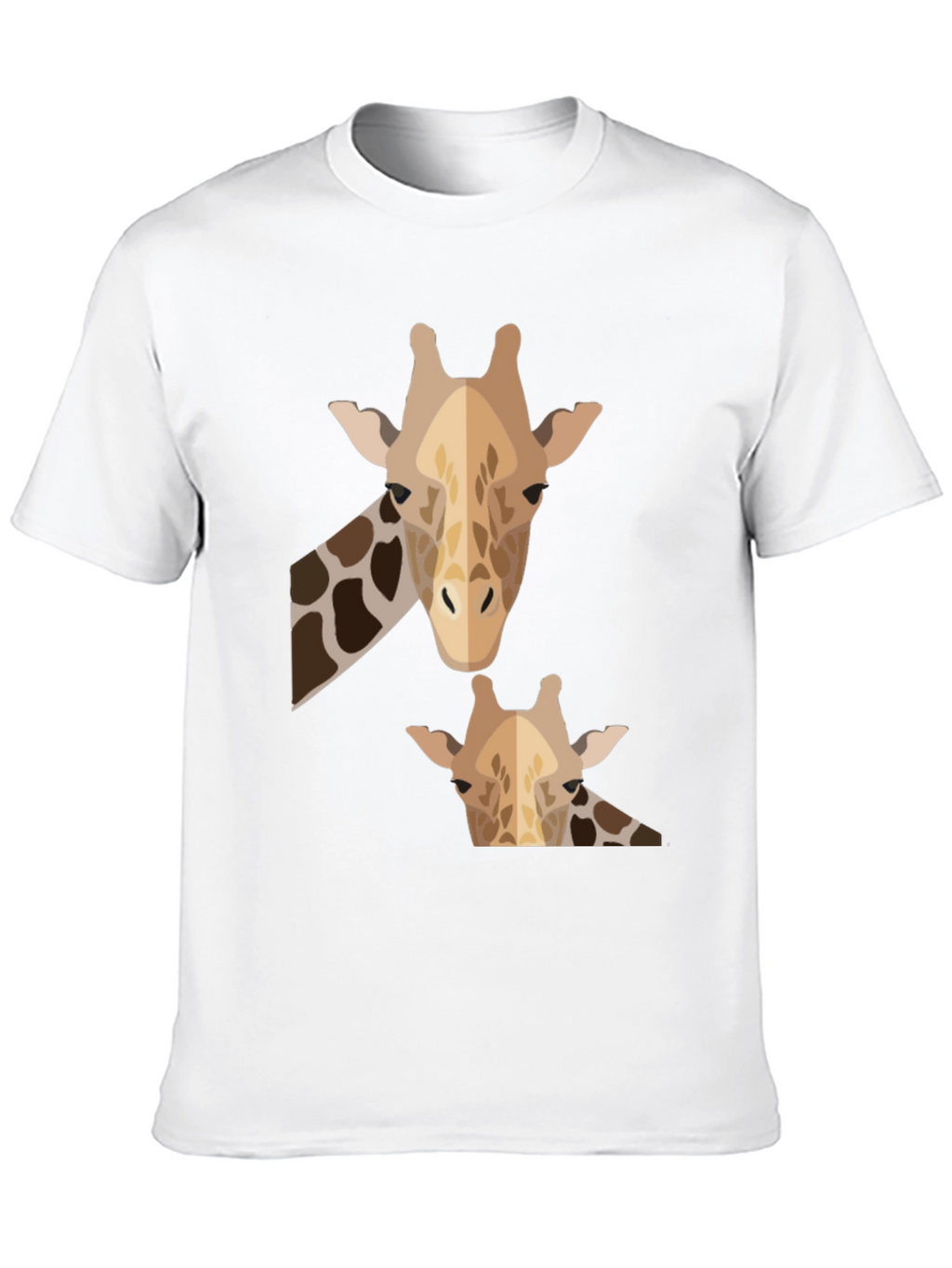 Giraffe Graphic Tee - Mens Black Crew Neck