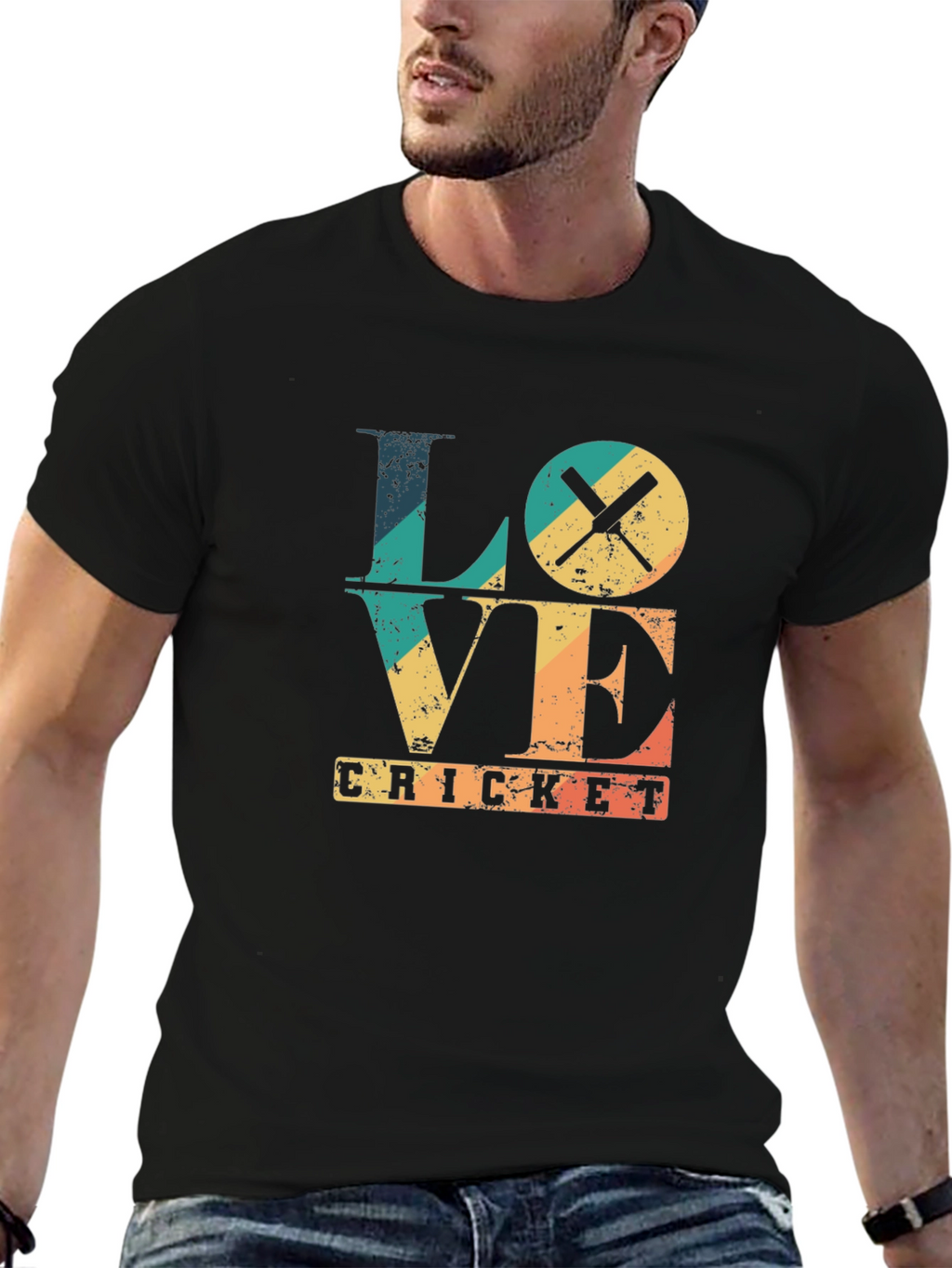 Love Cricket Graphic T-Shirt - Sport Fan Apparel