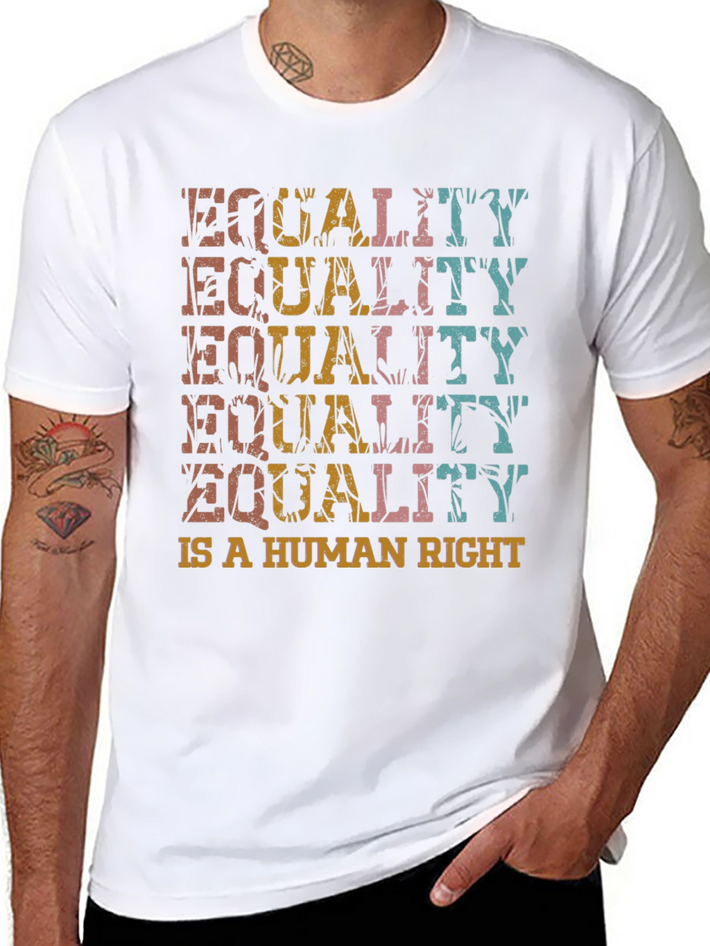 Equality is a Human Right Graphic T-Shirt