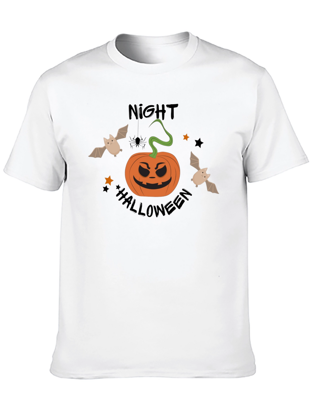 Halloween Night Graphic T-Shirt - Spooky Season Tee