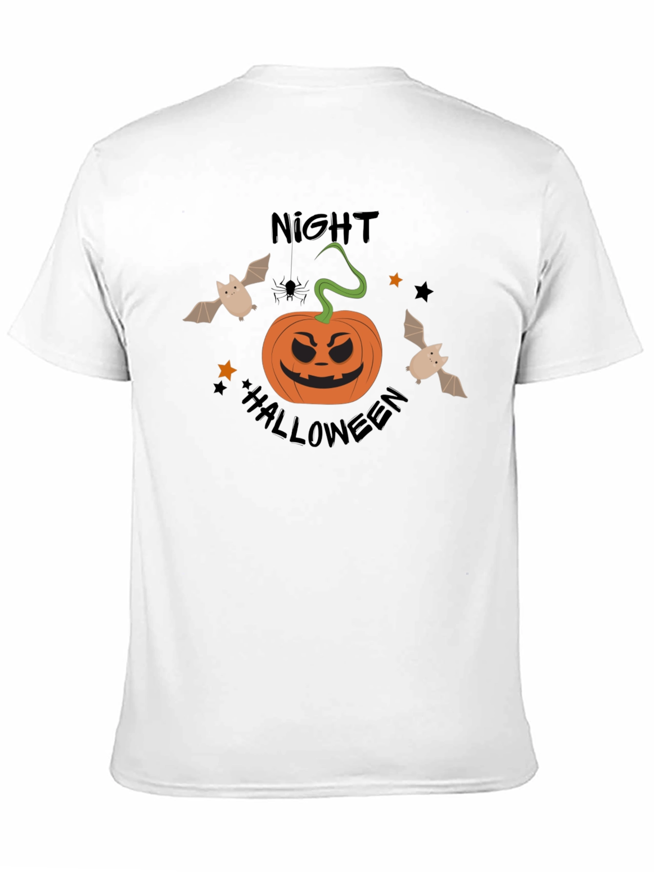 Halloween Night Graphic T-Shirt - Spooky Season Tee