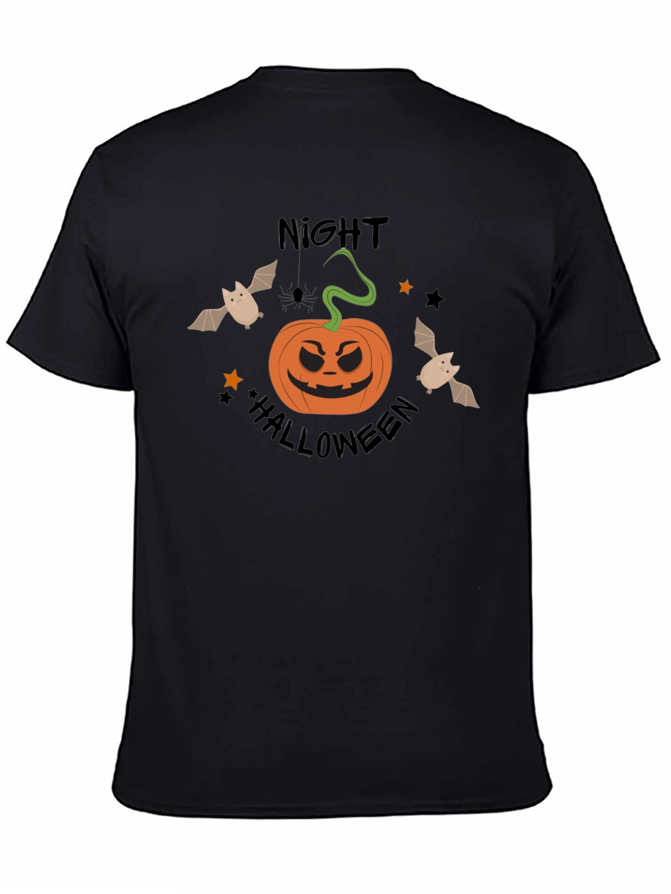 Halloween Night Graphic T-Shirt - Spooky Season Tee