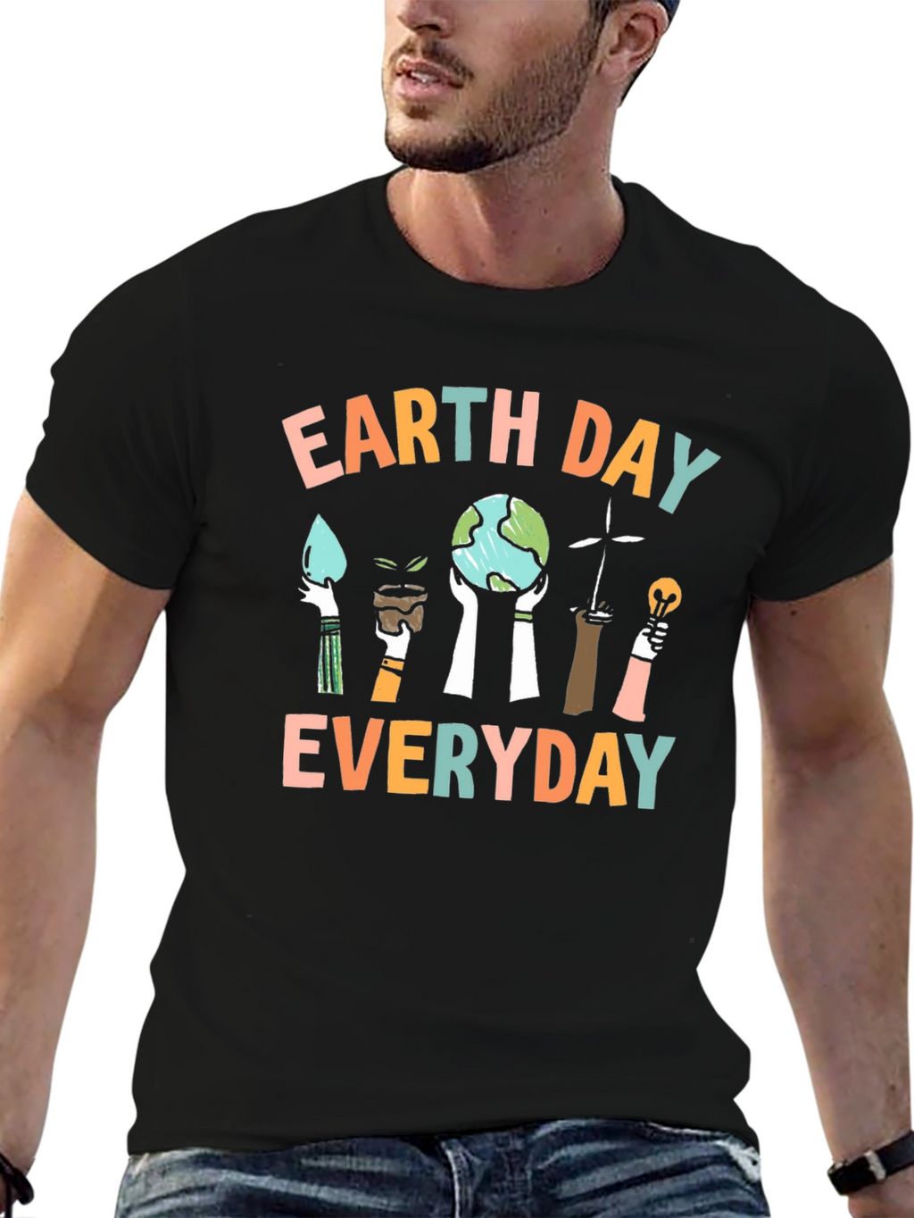 Earth Day Everyday Graphic T-Shirt - Eco Friendly