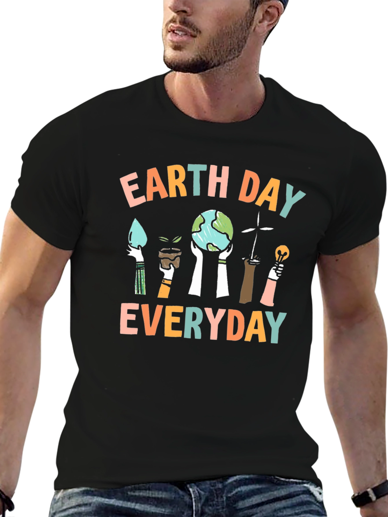Earth Day Everyday Graphic T-Shirt - Eco Friendly