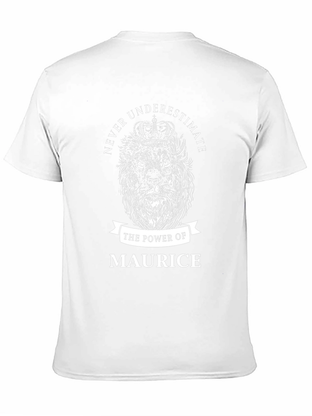 Maurice Power Lion Graphic Black T-Shirt
